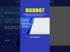 Gummibeschichtete Schwingersortierräder, ohne Getriebe, Motorwalze